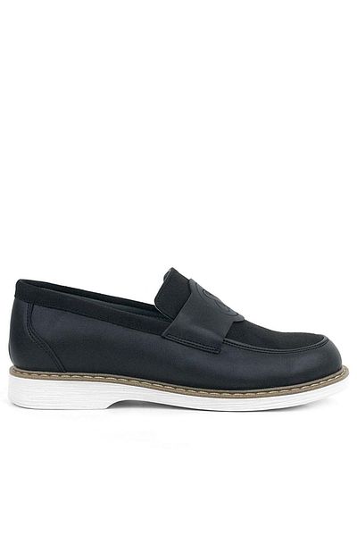 Rakerplus Pantofi de școală clasici pentru copii Pixel Black Loafer