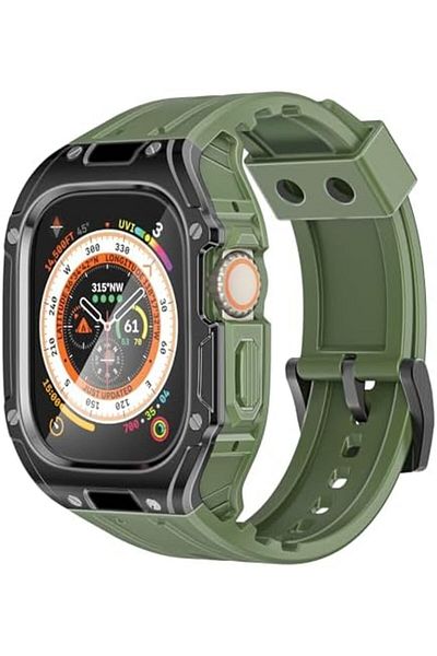 Promate Apple Watch Case and Band with Secure Stainless-Steel Buckle