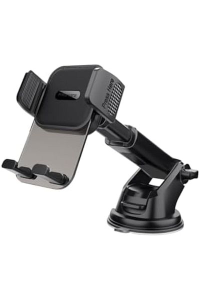 Promate Innovative Car Phone Holder, Transparent Auto Clamping Design, With Extendable Arm, Multi-An