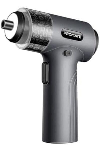 Promate Electric Screwdriver Set, Premium 36-in-1 Wireless Rechargeable Screwdriver with 32 S2 Steel
