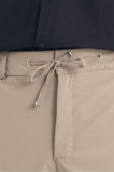 gothamvibes Men's Mink Jogger Fabric Trousers