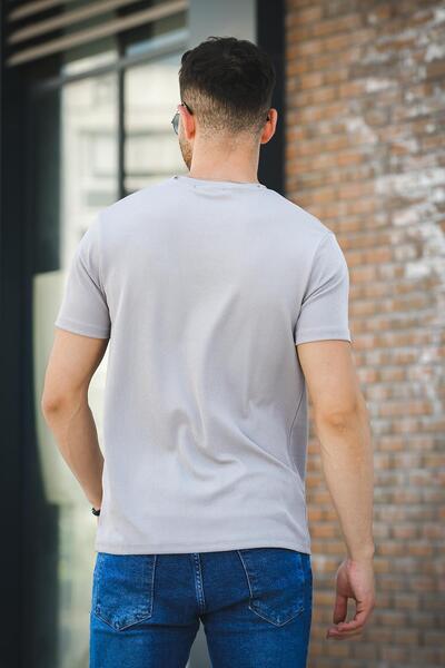 Oksit Кольє з намиста Mela Подарунок з однією кишенею з лайкри з тонкою облягаючою чоловічою футболкою