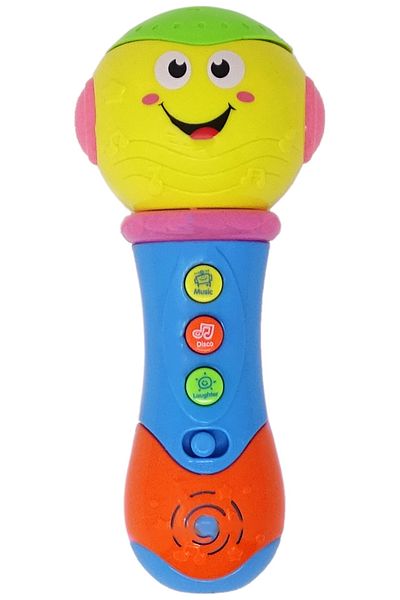 Salamandra Toy microphone with music, projector and interactive sounds, multicolor