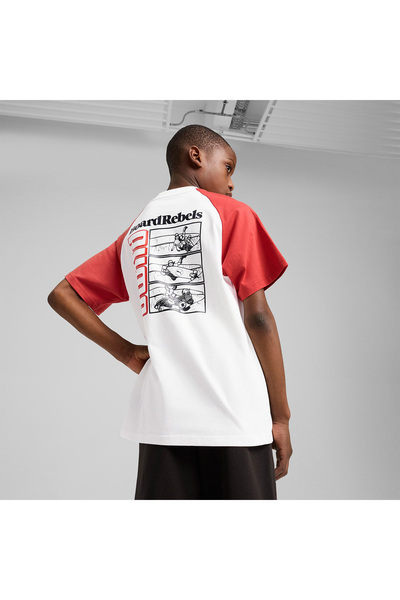 Puma Παιδικό T-Shirt με στρογγυλή λαιμόκοψη