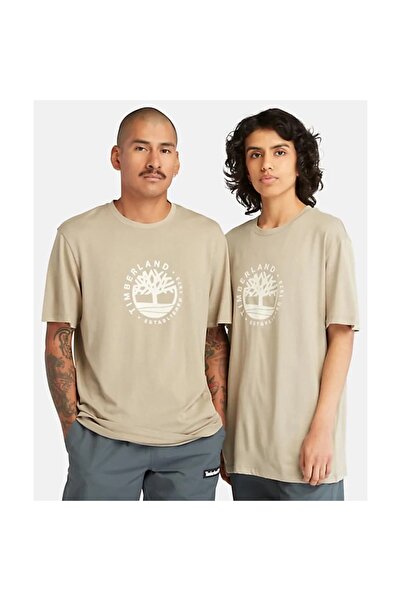 Timberland Tricou cu gât rotund pentru bărbați Refibra Logo Graphic