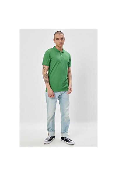 Lee Men's Green Polo T-shirt