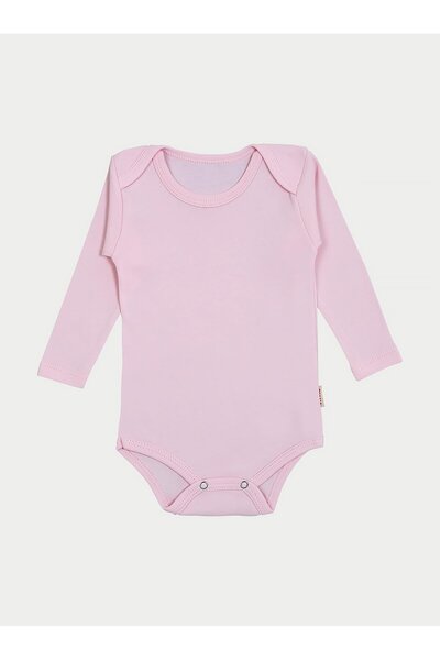 vitmo 5'li Bebek Uzun Kollu %100 Doğal Pamuk Çıtçıtlı Body Zıbın Uzatma Aparatı Hediyeli