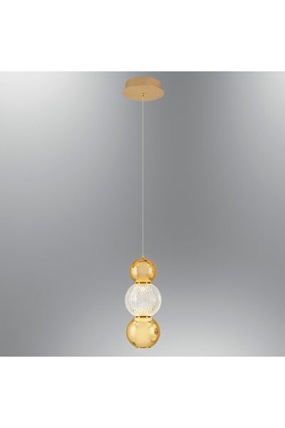 Luna Lighting 4136b-1a-03 Tekli Güneş Sarkıt 3top Sarı