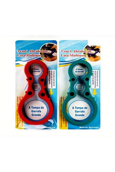 Generic 4pcs Multipurpose Non-Slip Bottle and Jar Opener (3 in 1), Designed to Open Caps and Jars with Ease