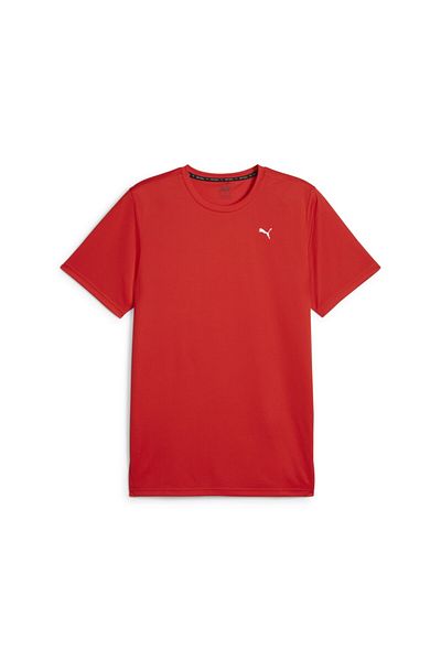 Puma Performance Men's Red Round Neck T-Shirt