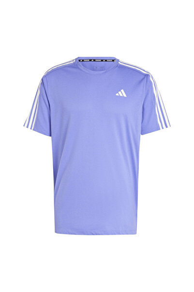 adidas Own The Run 3 Stripes Ανδρικό μπλουζάκι με στρογγυλή λαιμόκοψη