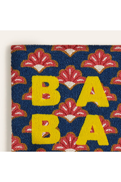 Zsa Zsa Zsu Kerala Coır Kapı Önü Paspası 45x75 Cm Sarı