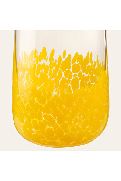 Zsa Zsa Zsu Henan Cam Meşrubat Bardağı 500 Ml Sarı