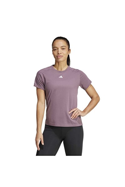 adidas Train Essentials Crew Kadın Pembe Yuvarlak Yaka Tişört