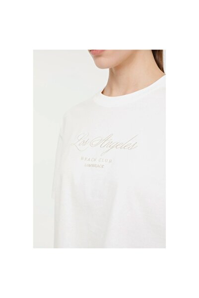 lumberjack Game Women's Ecru Round Neck T-Shirt