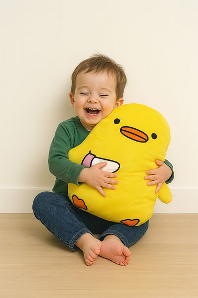 SNSTİCARET Labubu Plush Doll Decorative Pillow, Sleeping Companion Labubu Toy