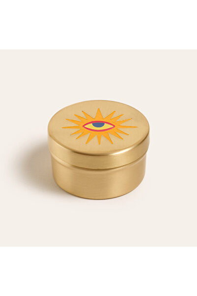 Zsa Zsa Zsu Lotus Pirinç Dekoratif Obje 7x7x4 Cm Altın