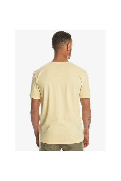 Quiksilver Ανδρικό μπλουζάκι με κίτρινο μίνι λογότυπο - Casual Style, Eqyzt07657-16884