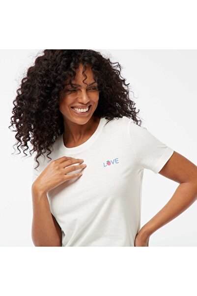 KIABI Pyjama set with slogan T-shirt and striped shorts - 2-piece set WHITE