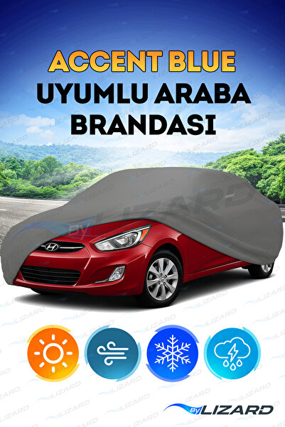 ByLizard Hyundai Accent Blue Su Geçirmez Araba Brandası Oto Branda Araba Örtüsü Araç Çadırı