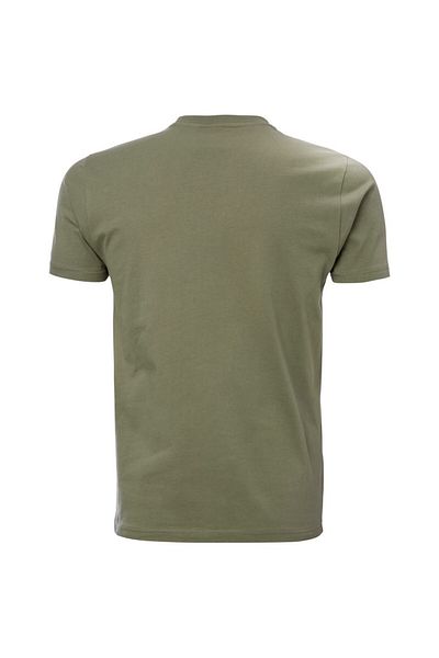 Helly Hansen Ανδρικό μπλουζάκι Box με πράσινη στρογγυλή λαιμόκοψη