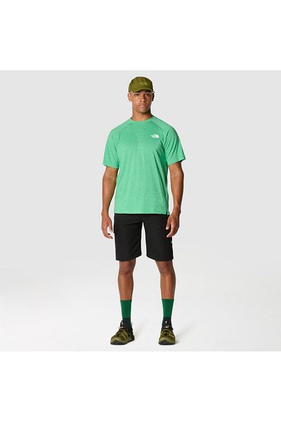 THE NORTH FACE Ανδρικό μπλουζάκι με πράσινη στρογγυλή λαιμόκοψη
