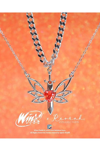 Reorah Collection Winx Club ®   Stella and Brandon Couple Necklace