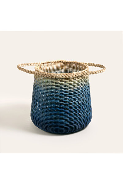 Zsa Zsa Zsu Java Rattan Sepet 36 Cm Mavi