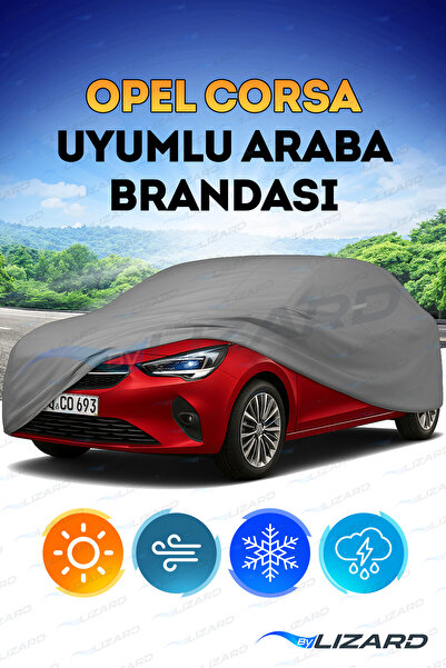ByLizard غطاء سيارة أوبل كورسا هاتشباك (HB) مقاوم للماء، غطاء سيارة من القماش...