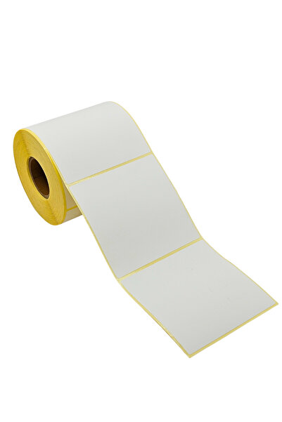 Küresel Etiket Barkod 100x100mm Termal Etiket | 1 Rulo | 500 Sarım | Ribonsuz | Kargo, Lojistik, E-ticaret | Yapışkanlı