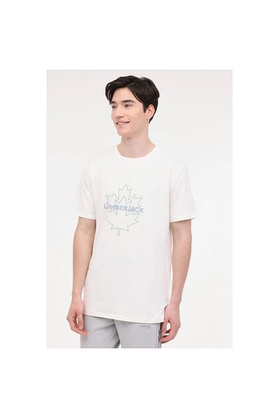 lumberjack Ανδρικό κοντομάνικο μπλουζάκι ML WALTER 11WK1005 4FX Ecru