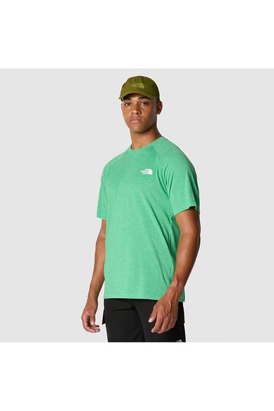 THE NORTH FACE Ανδρικό μπλουζάκι με πράσινη στρογγυλή λαιμόκοψη