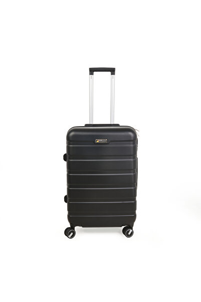 Hoffmanns Titan Orta Boy ABS Valiz - Siyah - 66x45x26 cm