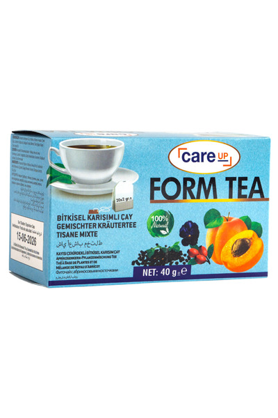 Care Up Form Tea Kayısılı Bitkisel Karışım Süzme Poşet Çay 20'li