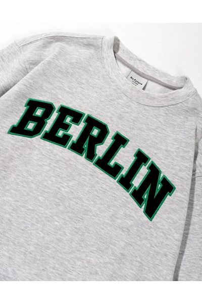 No Future Berlin Men's Sweatshirt Nf0521Gr