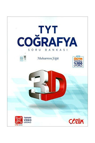 3D Yayınları Tyt Coğrafya Tamamı Video Çözümlü Soru Bankası