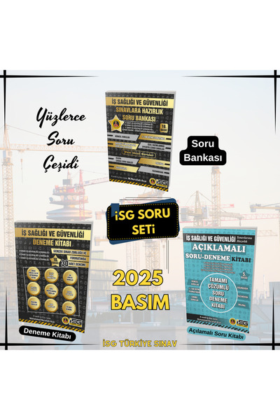 İSG TÜRKİYE SINAV Isg Soru Ve Deneme Seti