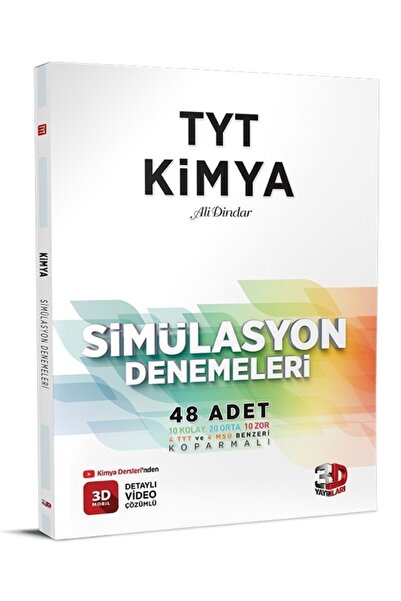 3D Yayınları Tyt 3d Simülasyon Kimya Denemeleri