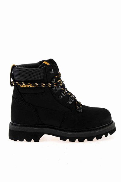 Cat Black Nubuck Genuine Leather Women's Boots & Bootie 0111113701
