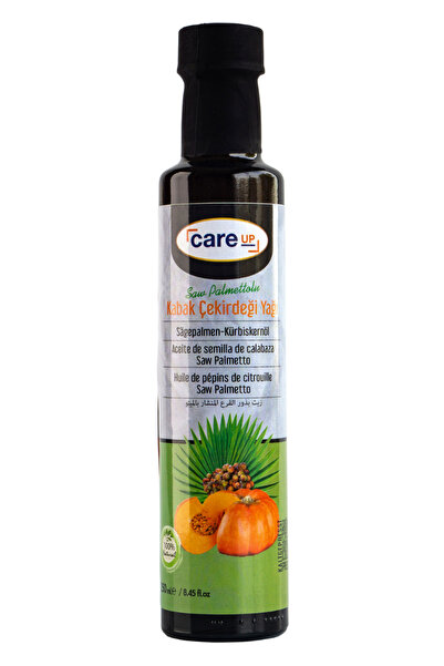 Care Up Organik Soğuk Sıkım Kabak Çekirdeği ( Saw Palmetto ) Yağı 250 ml
