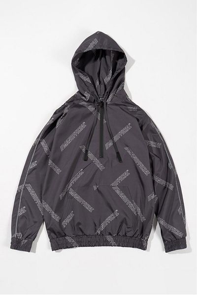 Ofclman Worldwide Official Hooded Halfzip Track Jacket Hoodie Pl1632Ant