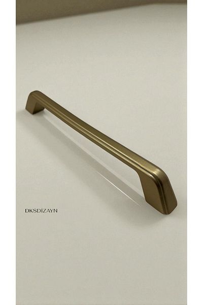 DKSDİZAYN 160mm Ματ Χρυσό Ματ 1ο Κατηγορία METAL Έπιπλα Συρτάρι Ντουλάπα Κουζίνας Λαβή Πολυτελής