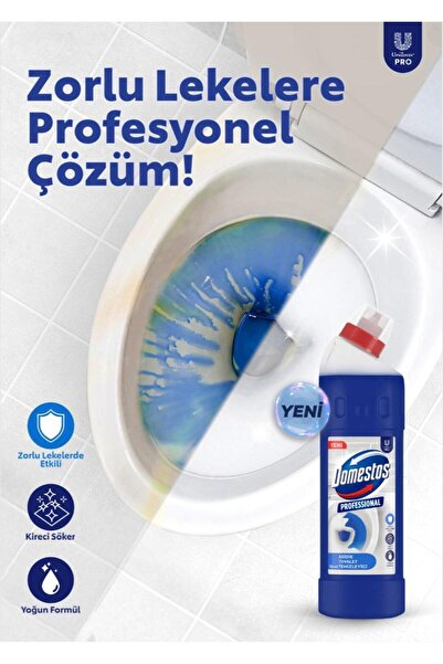 Domestos PROFESSİONAL ASİDİK TUVALET TEMİZLEYİCİ 750ML