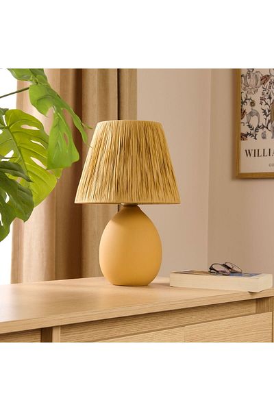 Hmydesign Hmy Design Ceramic Rond Lampshade - Mustard / Yellow - 37X24X24 cm