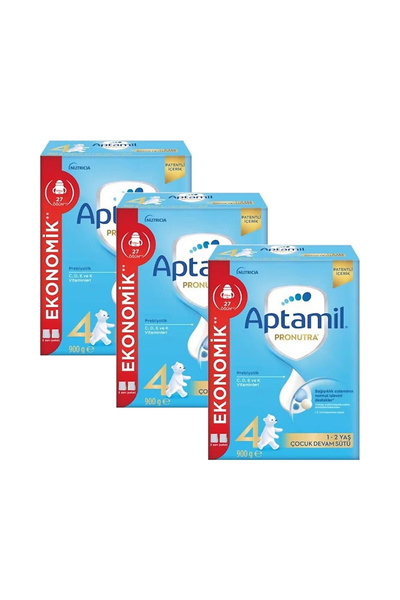 Aptamil Devam Sütü 4 Numara 900 gr X 3 Adet