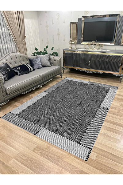 Bordo Halı Yıkanabilir Kaymaz Taban Halı Mutfak Dekor Yolluk Koridor Halısı S...