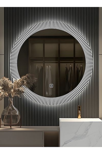 Taimi 70cm Bathroom Mirror with 3-Level LED Backlight, Wall Mounted Mirror, Makeup Mirror