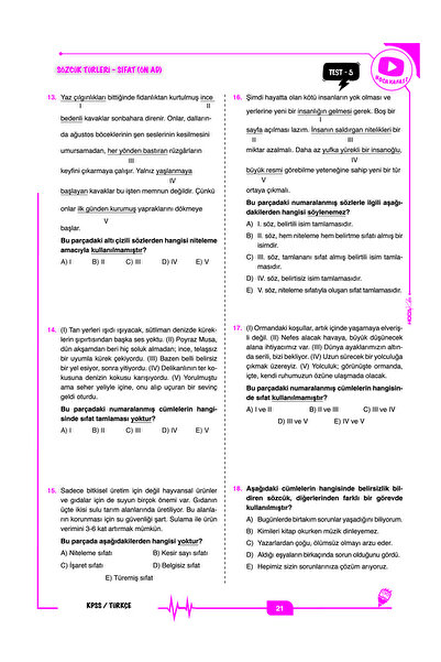 Hoca Kafası Yayınları 2026 KPSS Türkçe Tamamı Çözümlü Soru Bankası