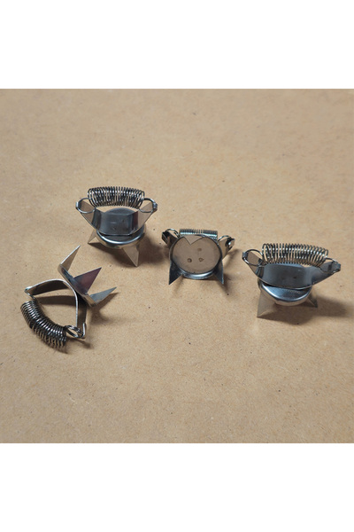 Choice 4 أدوات لصنع الفخار مشبك طلاء إصبعي مشبك طلاء صغير