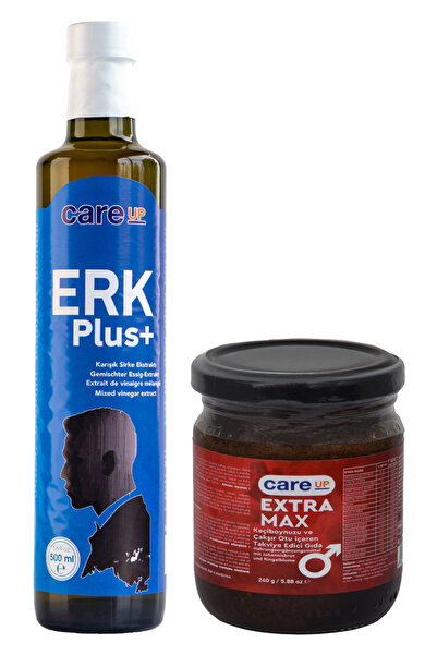Care Up Erk Plus Ginseng, Çakşır Sirke Karışımı 500ml X Extra Max Keçiboynuzu...